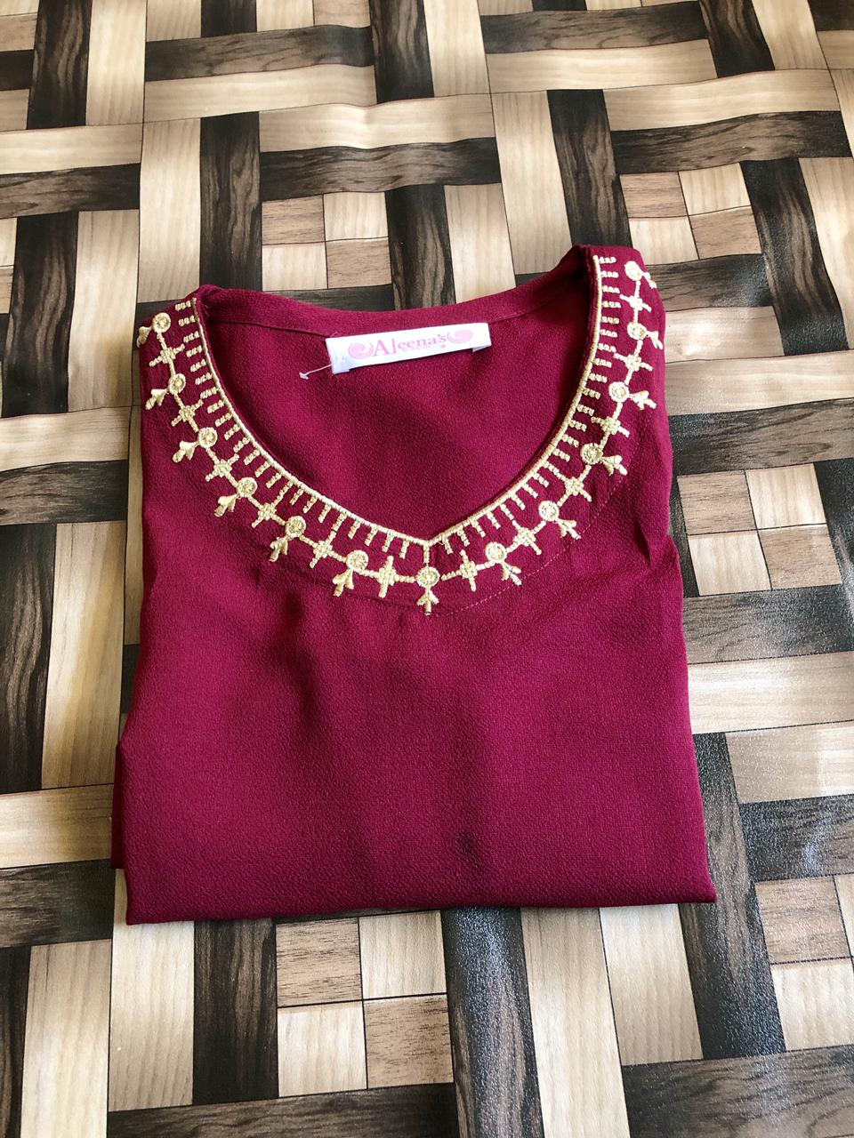 Imperial Glint Embroidered Kurti