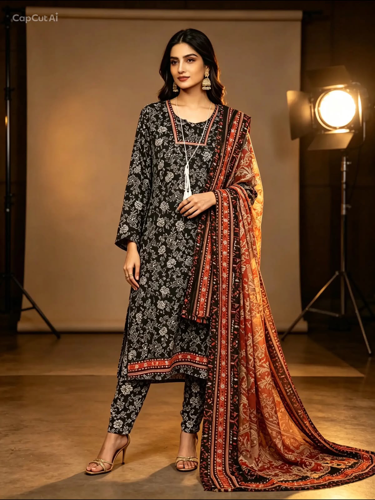 Women's 3-Piece Binsaeed Printed Lawn Suit