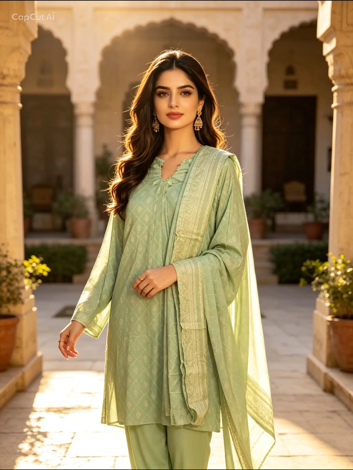 Women's 3-Piece Binsaeed Printed Lawn Suit