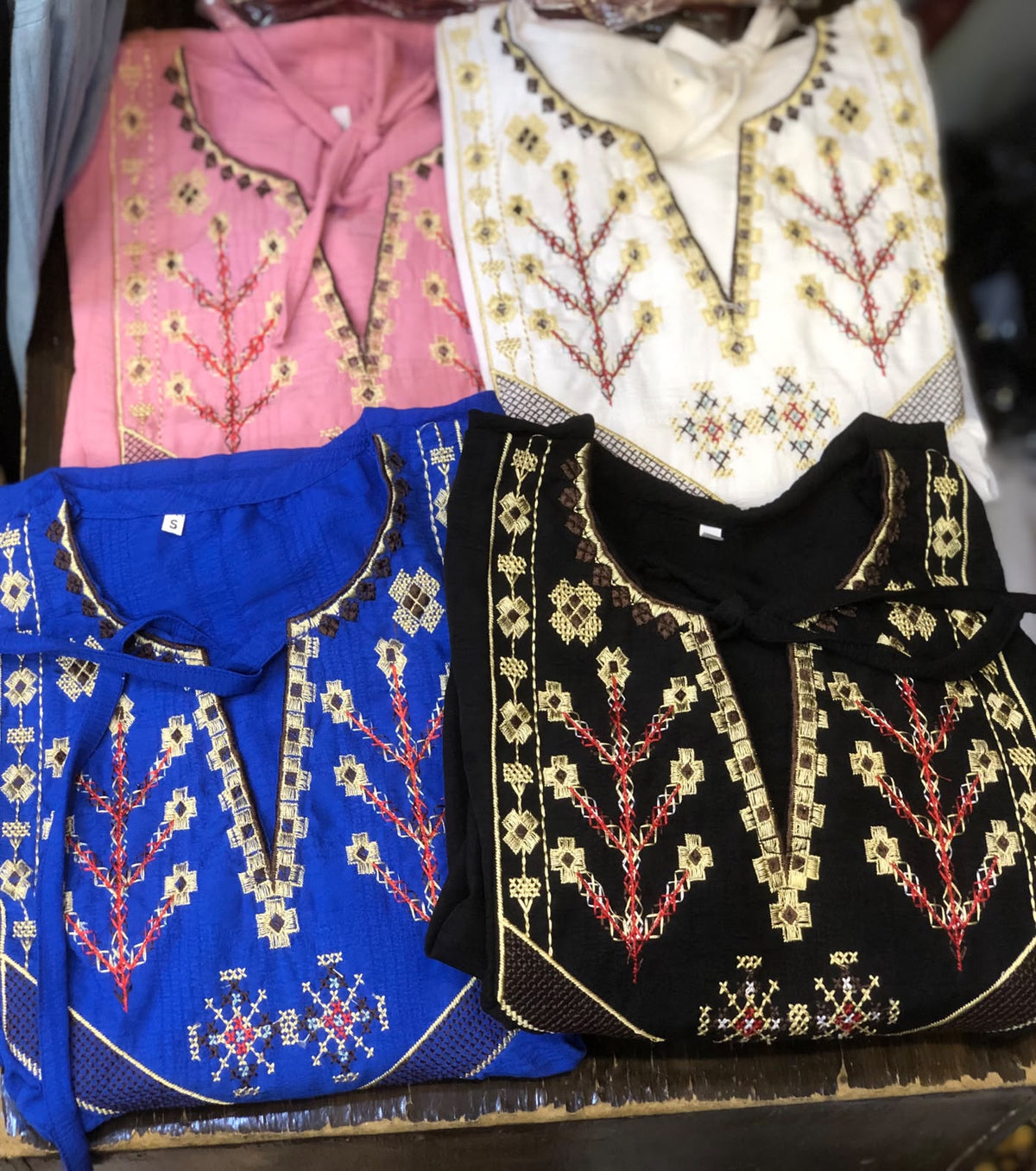 Boho-Chic Embroidered Tunic Top